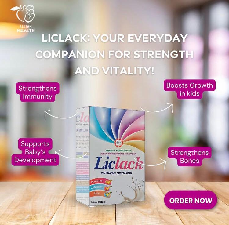 Liclack Vanilla Nutritional Shake – Complete Daily Supplement for Strength & Energy